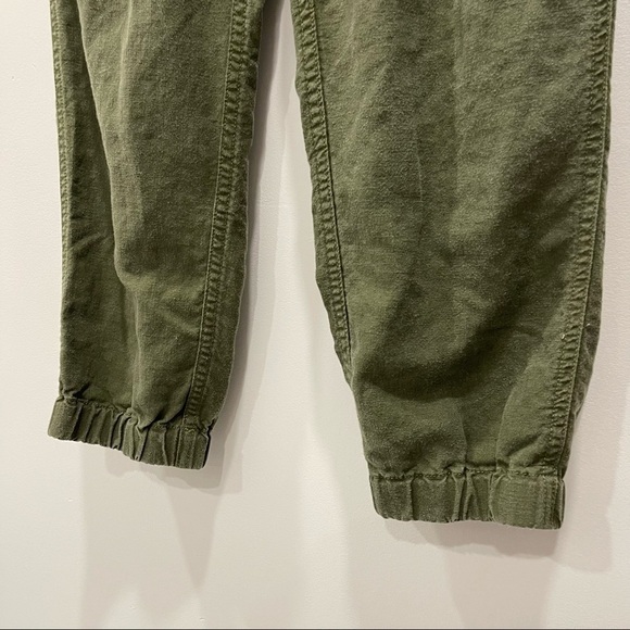 J. Crew Point Sur Seaside Pants Jogger Casual Pants Linen Blend Size 2 Green - Picture 6 of 10